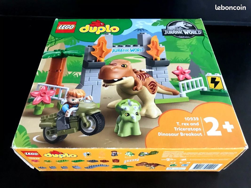 Lego Duplo Jurassic World 10939 DUPLO 10939 T-Rrex And Triceratops