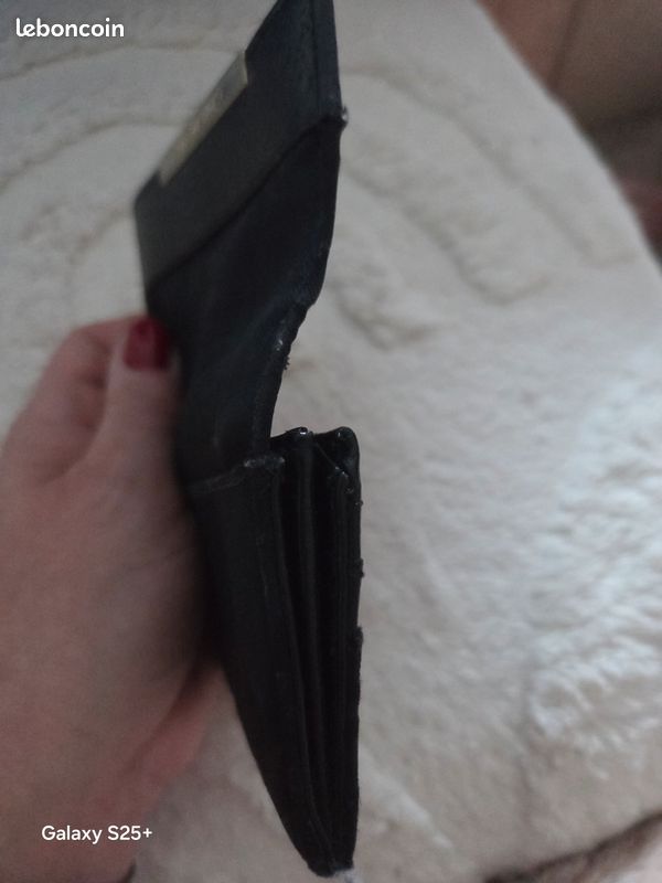 Porte monnaie cuire et tissu Givenchy (image 4)