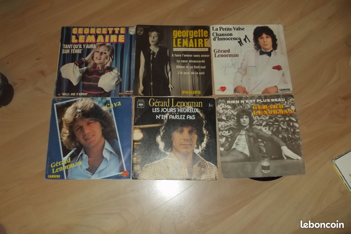 46 DISQUES 45 tours francophone (image 3)