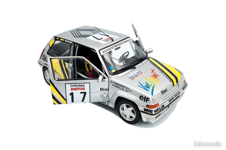 Renault 5 GT Turbo MK2 Tour de Corse 1/18 Solido (image 3)