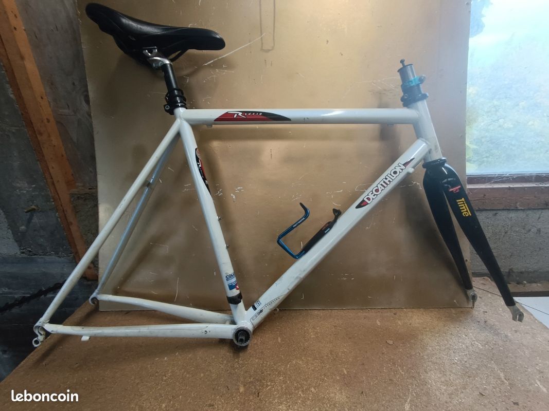 Vieux cadre pompe à air Silca Impero Bianchi blanc Made in Italy 52 cm