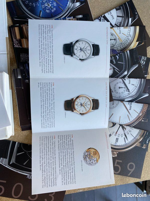 Press Kit Patek Philippe Genève (fiches produits des nouveautés
