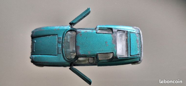 Politoys Penny Toys – Lancia Flavia Zagato 1/66, Voiture Miniature Métal Verte, Boîte D’origine