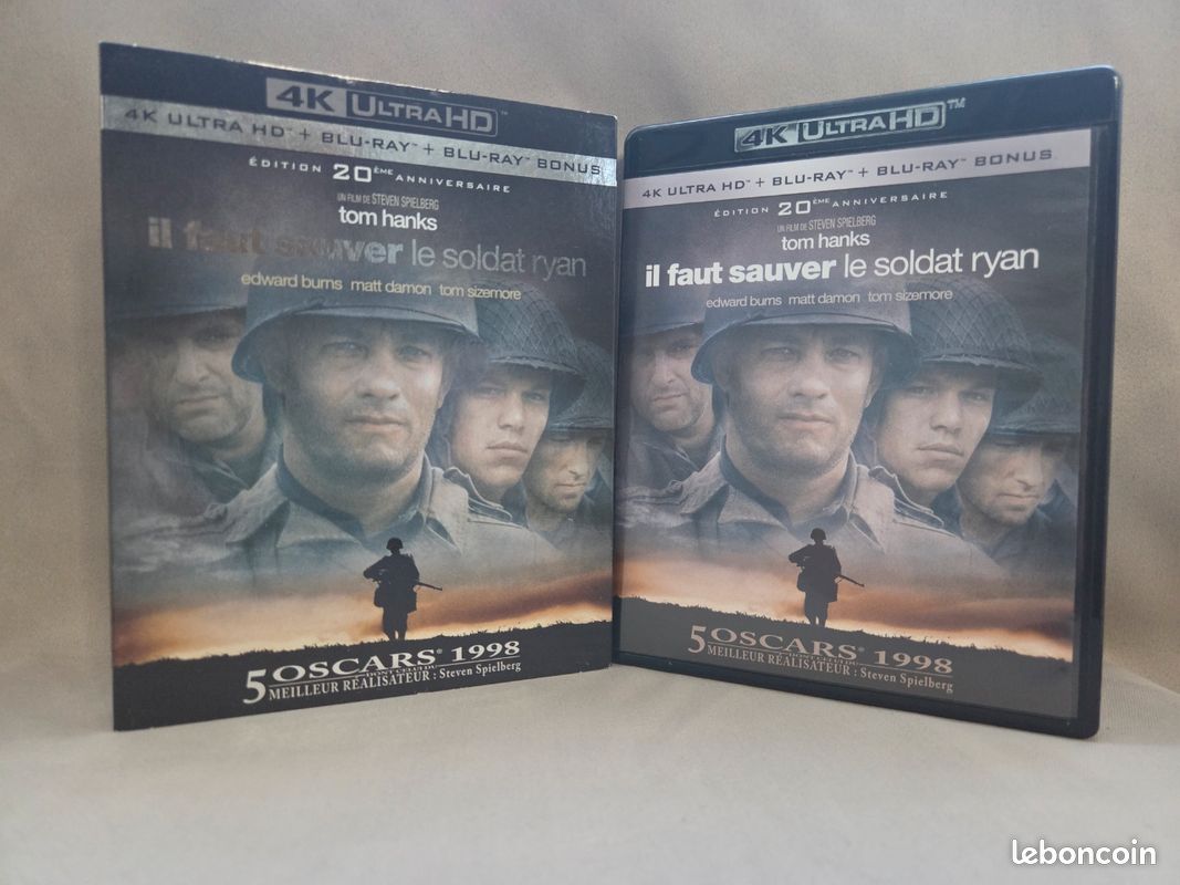 Il faut sauver le soldat Ryan – Édition 20e anniversaire – 4K Ultra HD + Blu-ray – Très bon état (image 1)