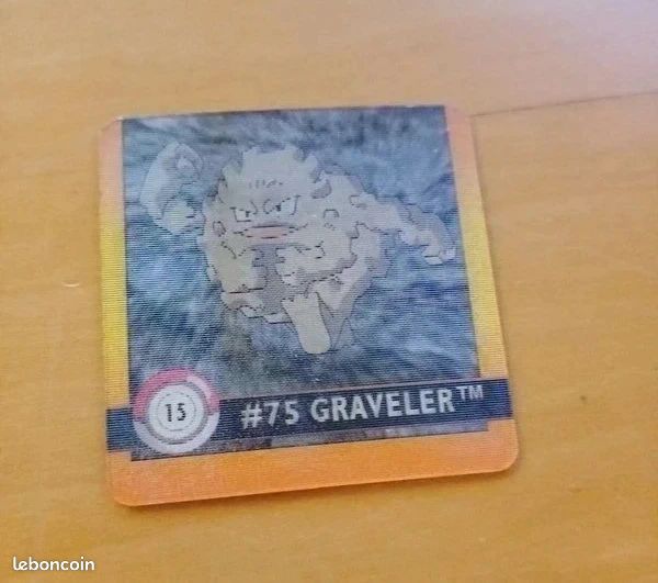 Carte lenticulaire Pokemon Goota catch'em all Artbox Premier edition - 15 - Graveler/Geodude (image 1)