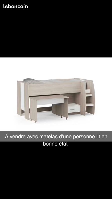 Lit en hauteur (image 1)