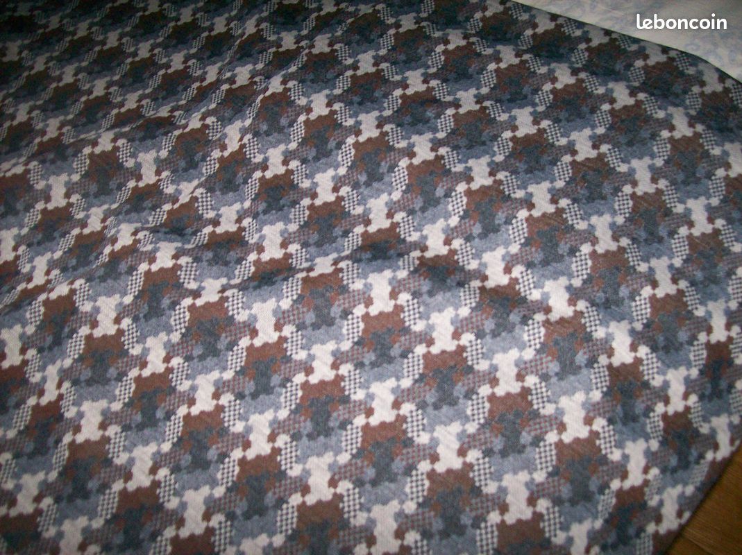 Couture : coupon de tissu jersey pied de coq (image 3)