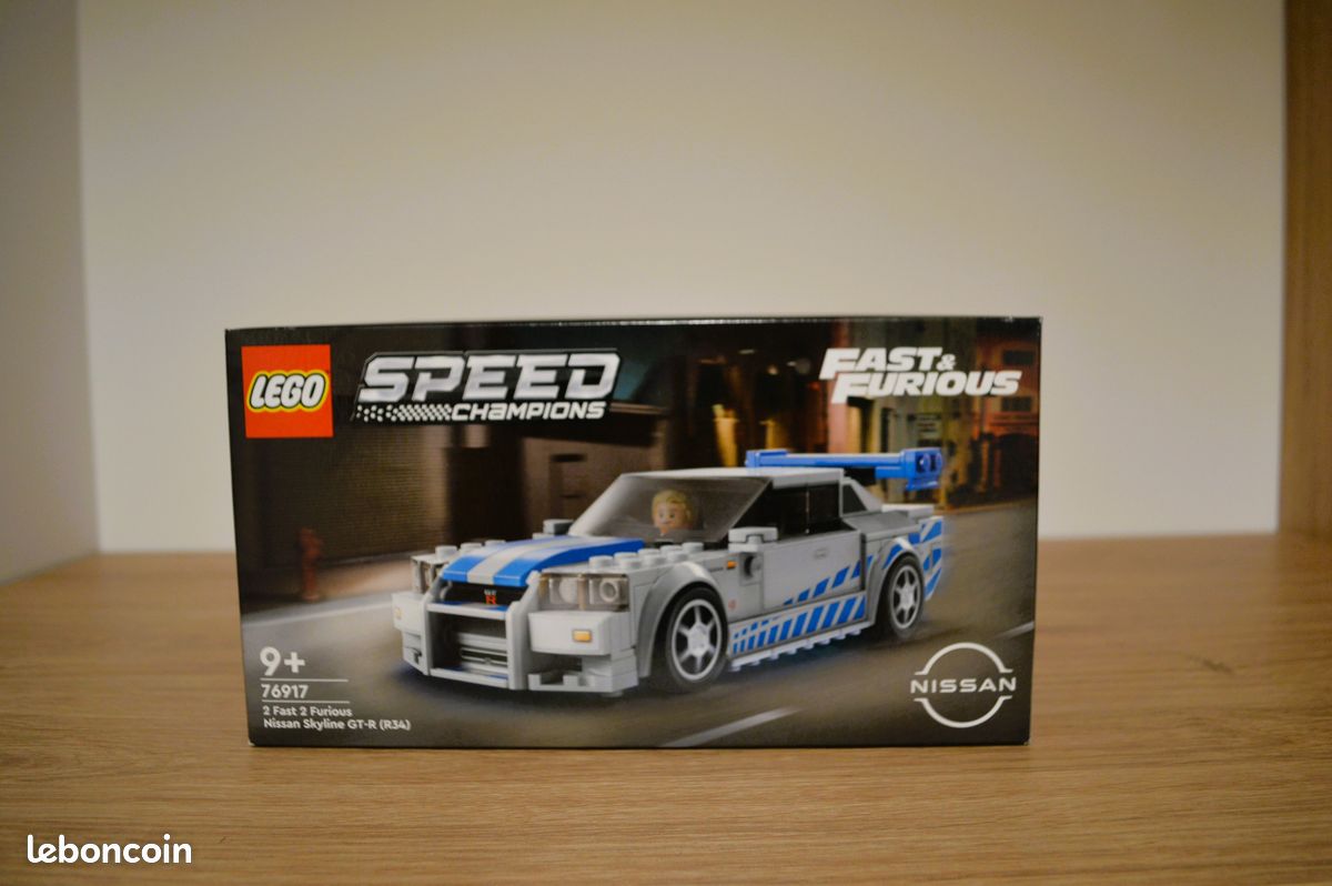 Set LEGO 76917 : 2 Fast 2 Furious Nissan Skyline GT-R (R34) (neuf/scellé/parfait état) (image 1)