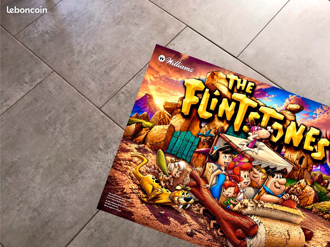 Translite Flipper Flintstones Alternatif (image 1)