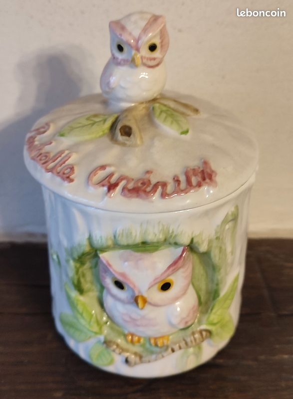 Pot de rangement ou poubelle de table hibou (image 2)