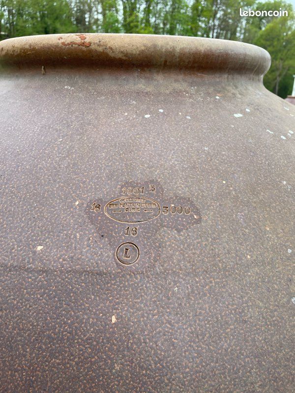 🏺 Grande jarre en grès – 3000 L – Poteries des Fontaines (Gien) – Pièce rare (image 3)