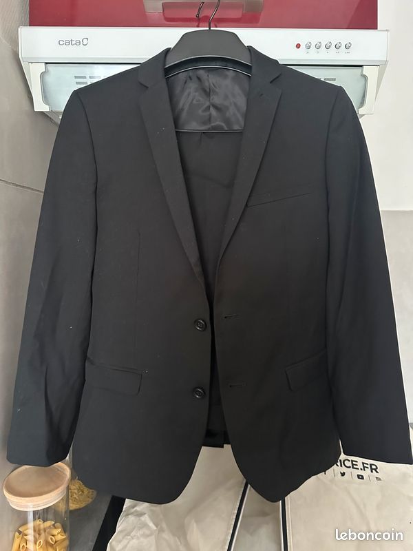 Brice Vetements Hommes Collection Brice Homme Costume Pièces Noir