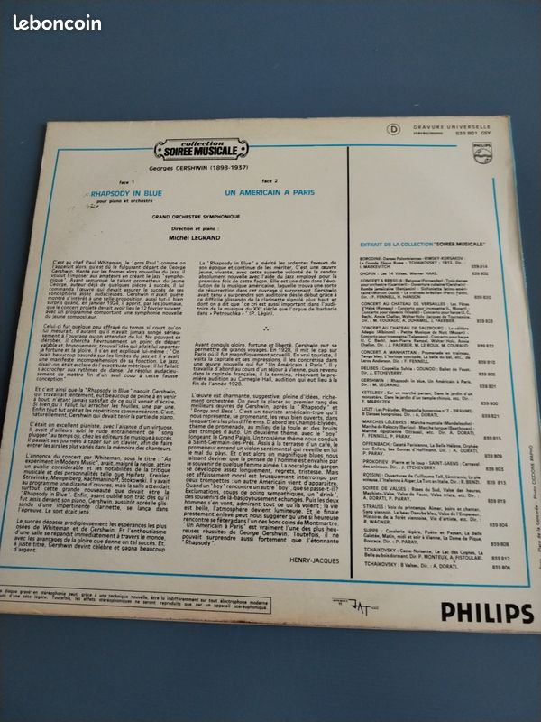 Disque vinyle gershwin (image 2)