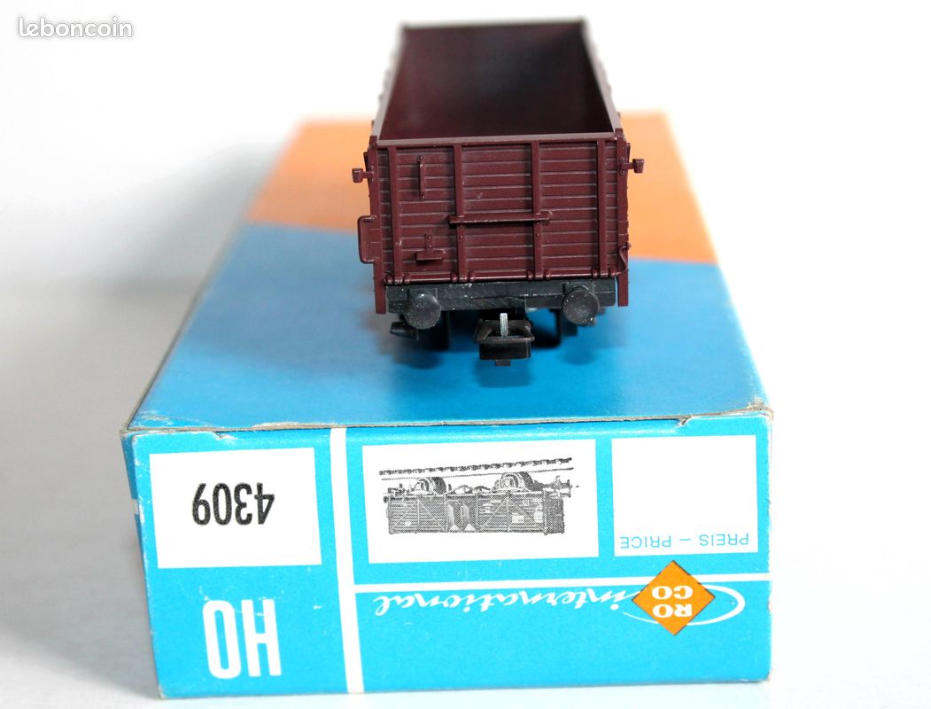 Roco 4316 H0 Wagon Grue En OVP En Très Bon État Roco 4316 H0 Wagon Grue En OVP En Très Bon État