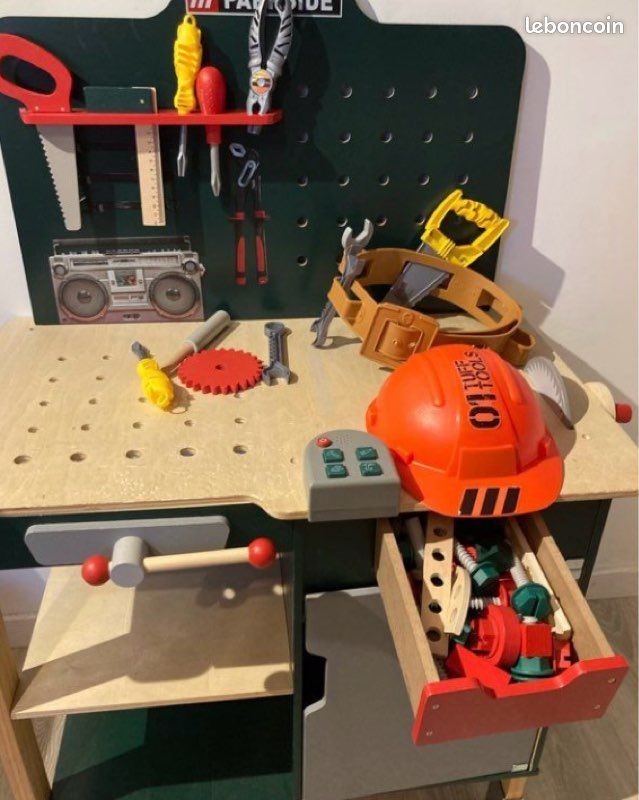 Etabli Parkside Lidl enfant jouer Jeux Jouets