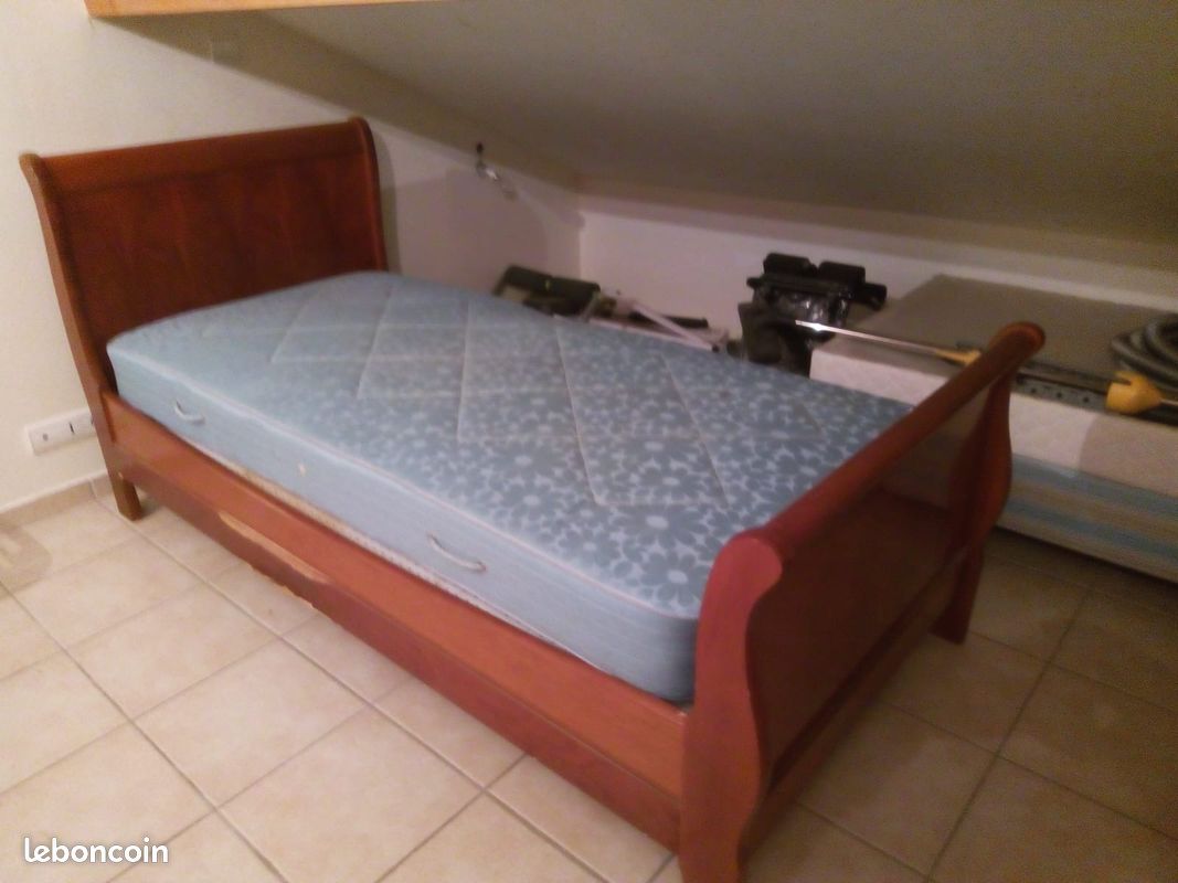 2 lit complet + 2 sommier (image 4)