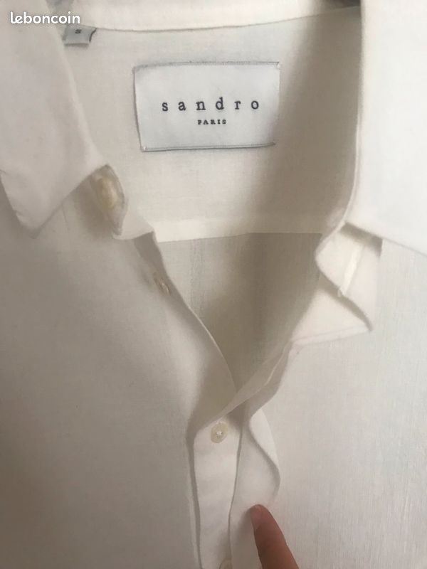Chemise blanche Sandro S (image 3)