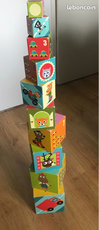 Cubes empilables djeco (image 3)