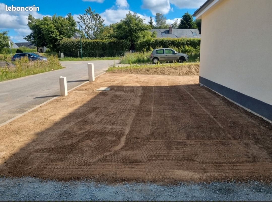 Préparation sol motoculteur rotovator engazonnement (image 11)