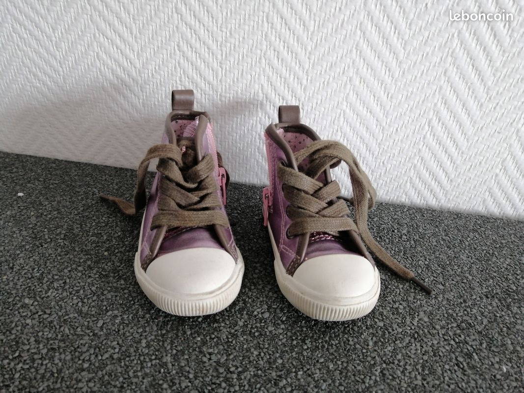 Baskets fille taille 19 (image 4)