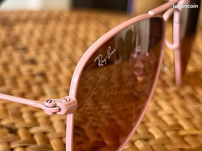 Lunettes enfant pilote Ray-Ban, parfait état Roses sandyanne83 (image 7)