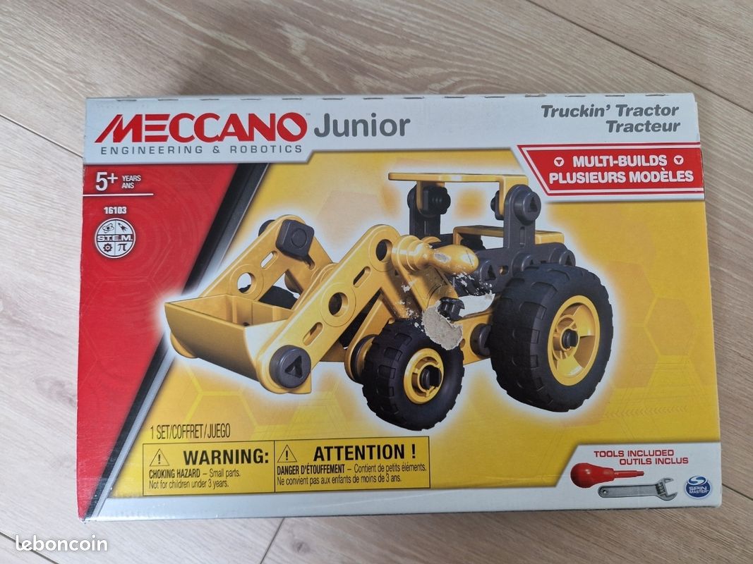 Méccano junior tracteur Jeux Jouets