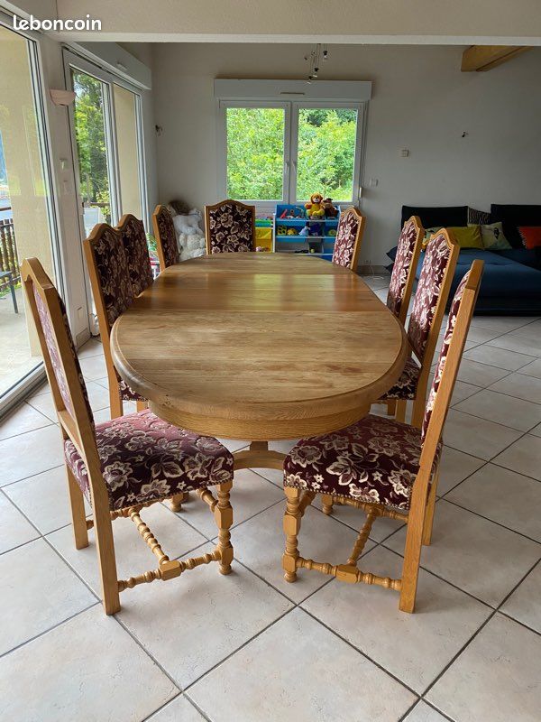 Grande table chêne massif (image 2)