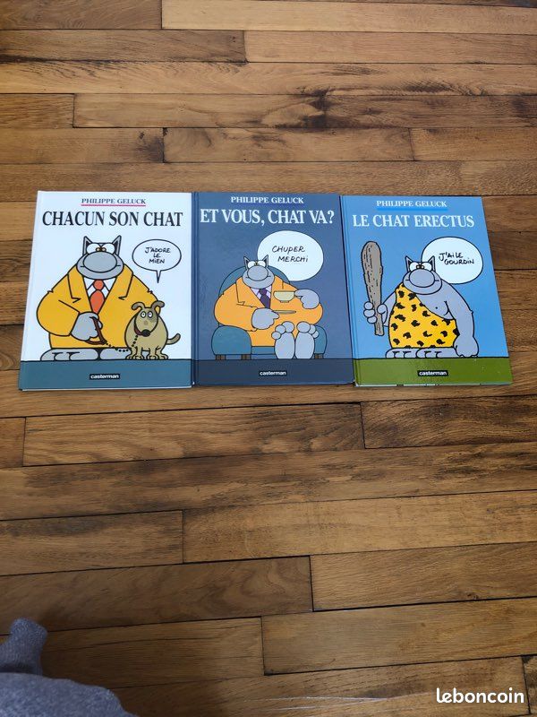Lot de 3 bds le chat Geluck (image 1)