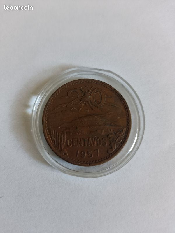 Pièce de 20 Centavos 1957 bronze (image 1)