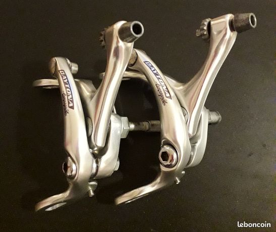 Jeu D'Étriers De Frein Campagnolo Daytona Double Pivot - Pour Freins Sur Jante - Aluminium - Occasion