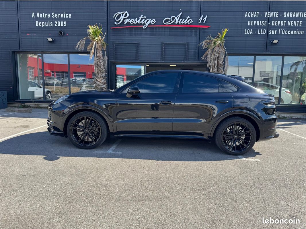 Porsche CAYENNE COUPE 4.0 V8 HYBRID Turbo S KIT techart 60 000 euros JA VOSSEN Echappement Tech ART Offre de LOA 2 124 /mois TTC (image 3)