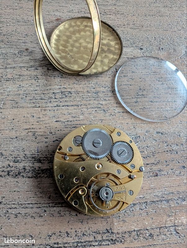 Mécanisme Ancien De Montre Gousset - À Restaurer Ou Pour Pièces - Occasion