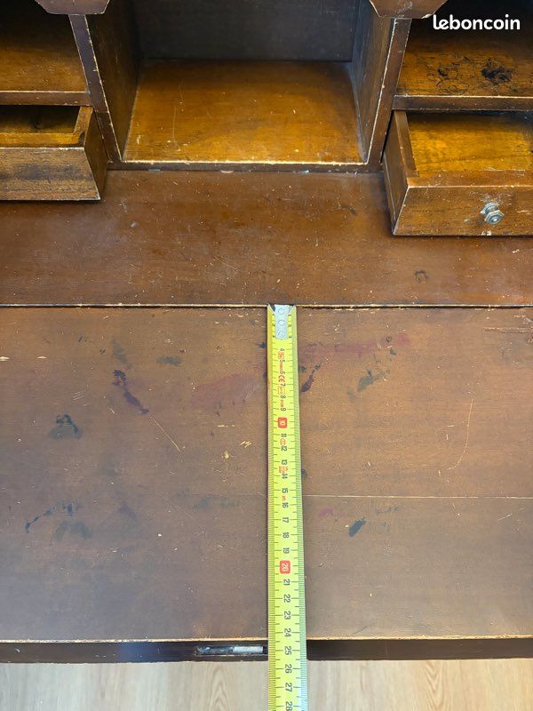 Bureau ancien avec rangement (image 6)
