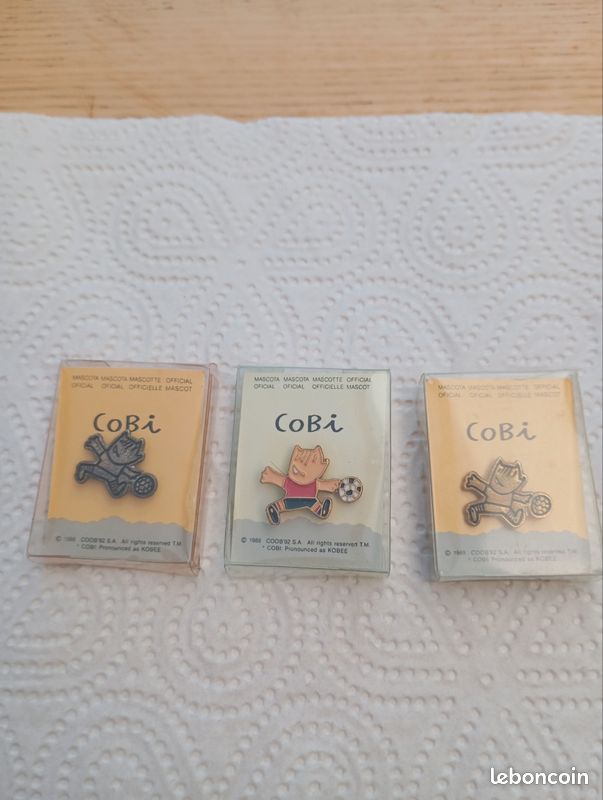 Porte-clés Vintage COBI – Mascotte Des Jeux Olympiques De Barcelone 1992 (3 Cm)