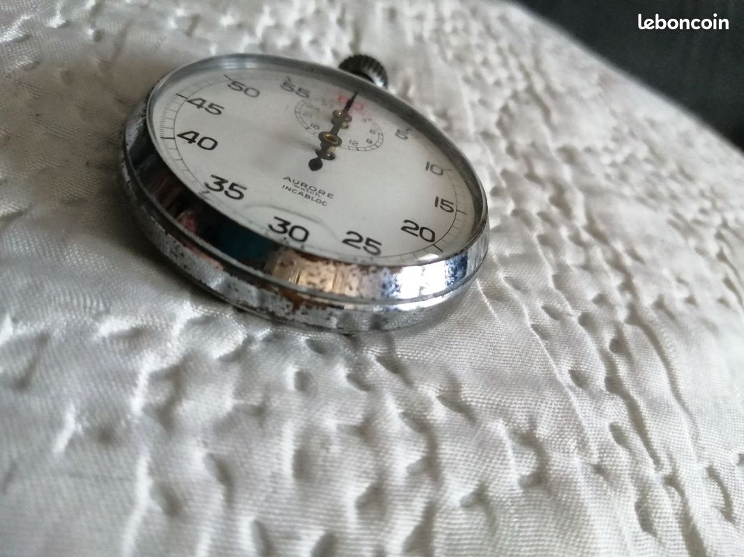 Chronomètre Ancien Incabloc MFC – Neuf De Stock Horloger – Fonctionne