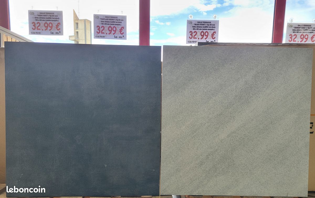 Dalle terrasse gres cerame 60 x 60 cm (image 2)