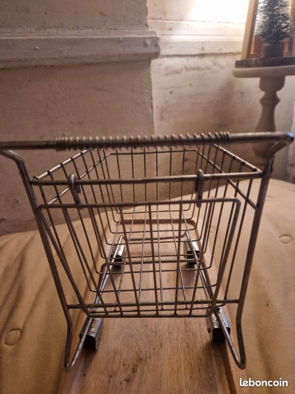 Caddie de course supermarché miniature et vintage (image 4)