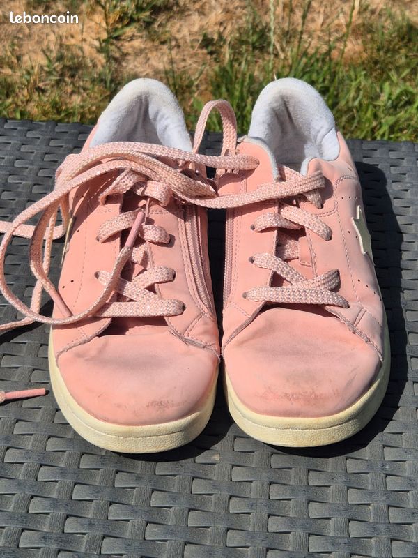 Baskets fille rose Okaidi Pointure 34 Chaussures