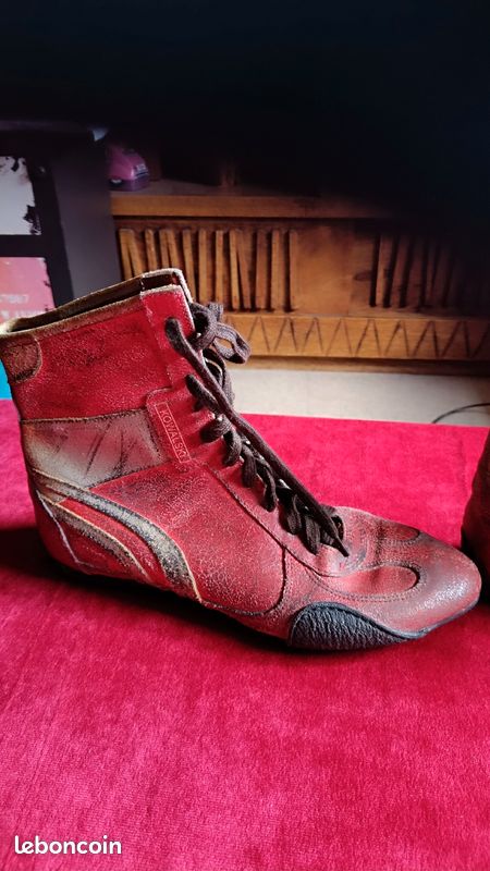 Basket en cuir rouge Kowalski NEUF (image 10)