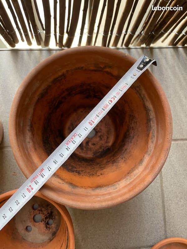 Lot pots terre cuite (image 9)