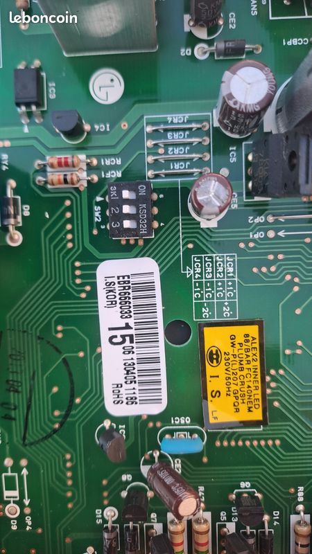 Carte Mère Frigo LG EAX61 267303 Pour Frigo Américain LG GW-2321NS - Occasion