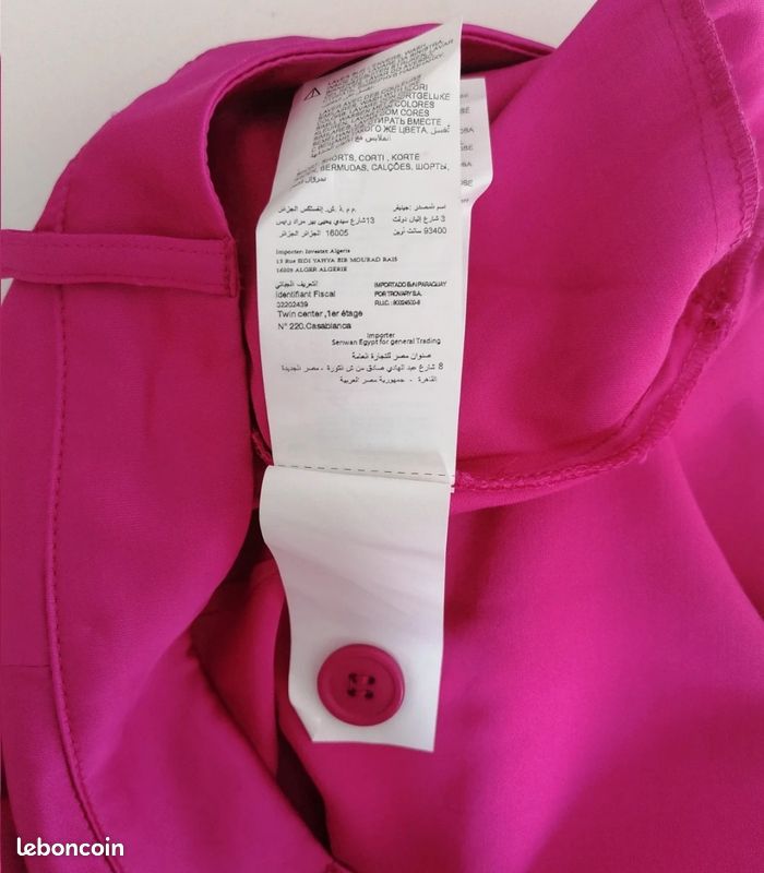 Jupe Short Croft & Barrow Taille 8, Fuchsia - NEUVE Avec étiquette