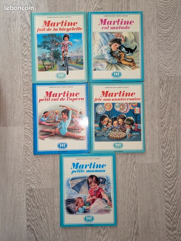 Lot 5 livres Martine VINTAGE (image 1)