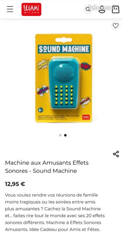 Jeu Marvel machine à effets sonores neuf : Achat occasion | Jouets électroniques pour bébé