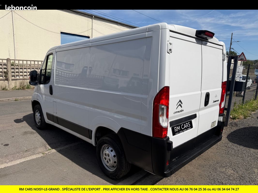 CITROEN JUMPER FOURGON TOLE 33 L1H1 BLUEHDi 140 SS BVM6 DRIVER EXPORT TUNISIE MAROC PRIX EN HT (image 9)