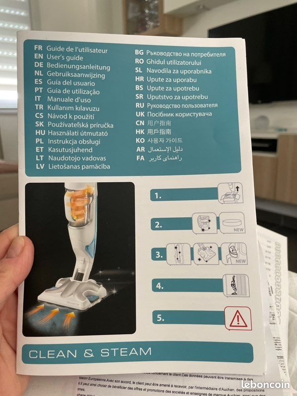 Aspirateur laveur rowenta Clean and steam (image 6)