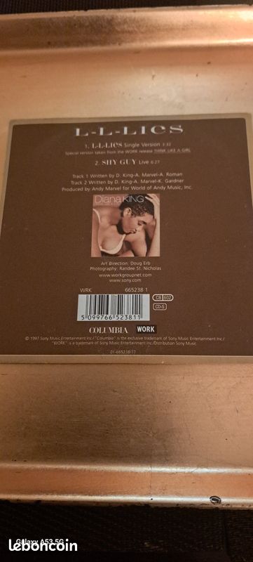 Diana king l-l-lies cd 2 titres (image 2)