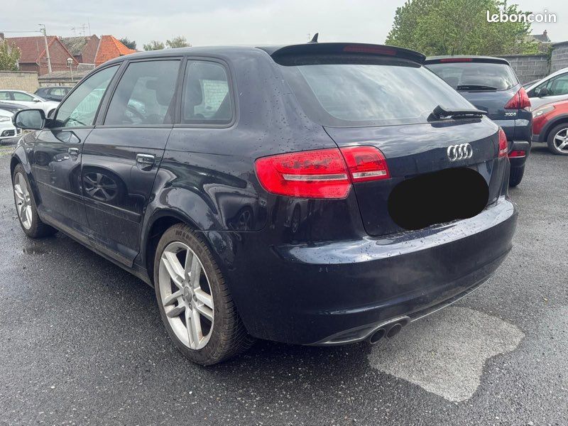 AUDI A3 SPAORTBACK SLINE 1.4 TFSI 122ch/CT OK/202400km/CARNET A JOUR (image 3)