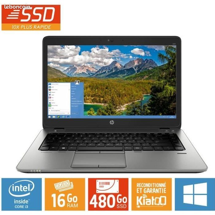 Pièces Détachées Pour PC Portable HP EliteBook 840 G1 - Occasion En état Fonctionnel