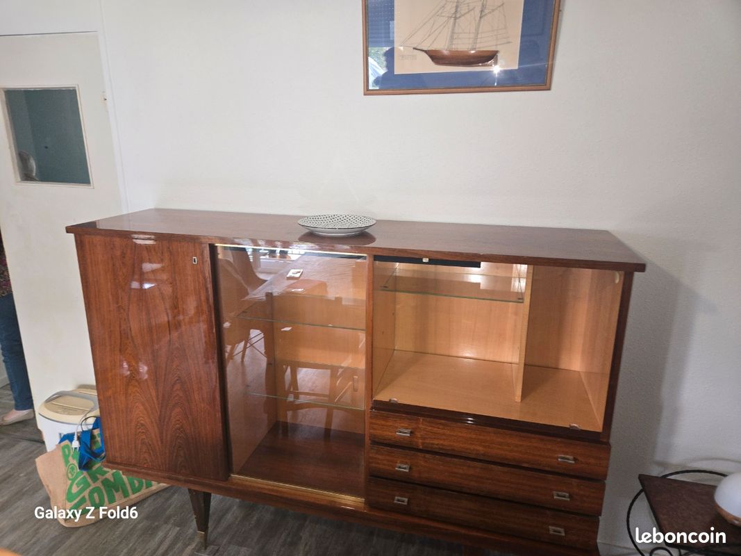 Meuble vintage en palissandre (image 2)